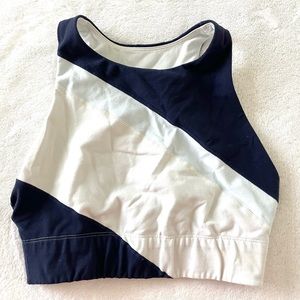 J.Crew New Balance Sports Bra Crop Top, Colorblock